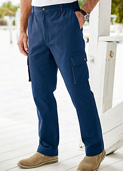 Cargo Comfort Trousers by Cotton Traders