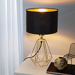 Carlton Geometric Wire-Style Table Lamp by EGLO