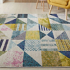 Carnaval Geo Light Rug by Concept Looms