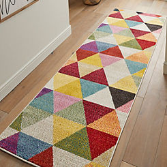 Carnaval Triangles Runner by Concept Looms