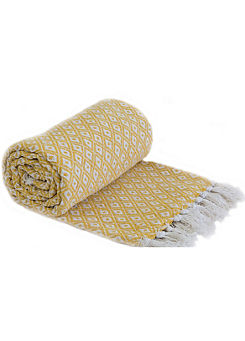 Casablanca Recycled Cotton Throw by Le Chateau