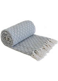 Casablanca Recycled Cotton Throw by Le Chateau