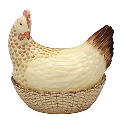 Catherine Hen Ceramic Egg Storage by Fairmont & Main
