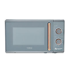 Cavaletto 800W 20L Manual Microwave T24038RGG - Grey & Rose Gold by Tower