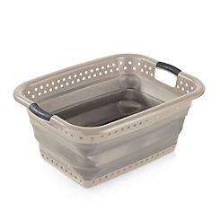 Cavaletto Collapsible Laundry Basket Latte by Tower