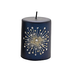 Celestial Starburst Pillar Candle by The Seasonal Gift Co.