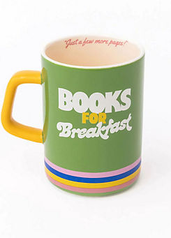 Ceramic Mug - Books For Breakfast by Ban.Do
