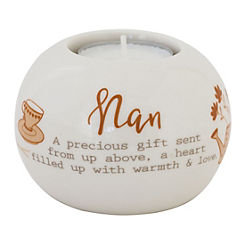 Ceramic Tea Light Holder- Nan by Said With Sentiment