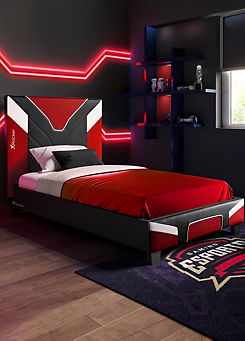 Cerberus MKII Gaming Bed-In-A-Box Single Red by X Rocker
