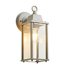 Ceres 1 Light E27 Bevelled Glass Outdoor Lantern by Zink