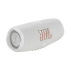 Charge 5 Portable Bluetooth Speaker - White by JBL