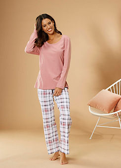Check Jersey Pyjamas by Arizona