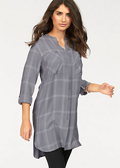 Checked Long Blouse by Boysen’s