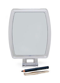 Chrome Beauty 15 x Magnification Mirror  by Alice Wheeler