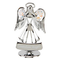 Chrome Plated Guardian Angel Ornament by Crystocraft