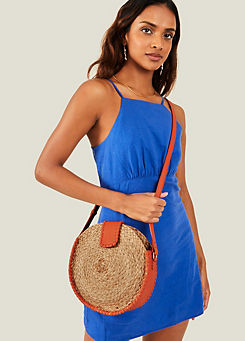 Circle Jute Cross-Body Bag by Accessorize