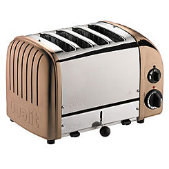 Classic 4 Slice Vario Toaster- Copper 47450 by Dualit