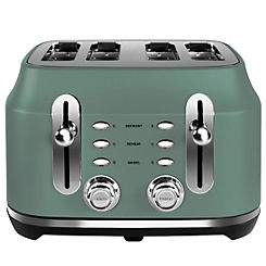 Classic Collection 4 Slice Toaster RMCL4S201MG - Mineral Green by Rangemaster