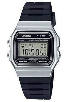 Classic Collection Unisex Watch Black / Silver by Casio
