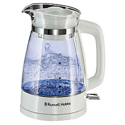 Classic Glass Kettle - White by Russell Hobbs