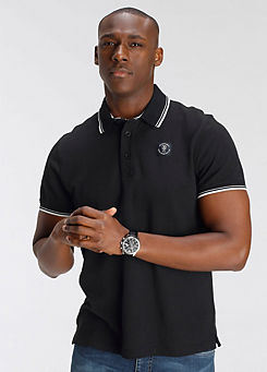 Classic Tipped Polo Shirt by DELMAO
