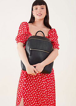 Classic Zip Around Backpack in Black by Accessorize