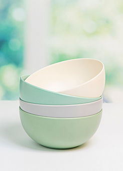 Classics Melamine 15 cm Set of 4 Bowls by Colourworks