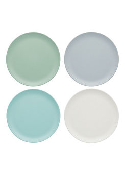 Classics Melamine 23 cm Set of 4 Salad Plates by Colourworks