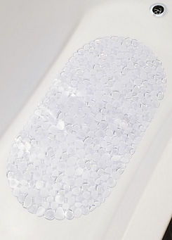 Clear Non-Slip PVC Bath Mat by Online Home Shop