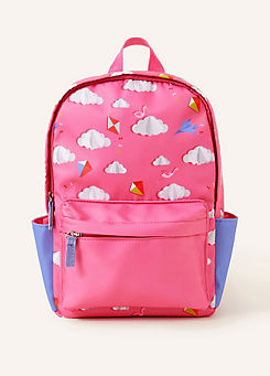 Cloud Print School Bag by Accessorize