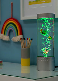 Colour Changing Bubble Fish Table Lamp by ValueLights