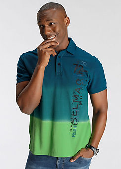 Colour Gradient Polo Shirt by DELMAO