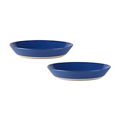 Colour Me Happy Set of 2 Blue Pasta Bowls by Sur La Table
