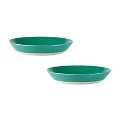 Colour Me Happy Set of 2 Green Pasta Bowls by Sur La Table