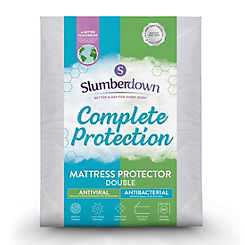 Complete Protection Antiviral Mattress Protector by Slumberdown