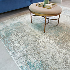 Concept Looms Rossa Teal Rug by Concept Looms