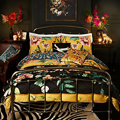 Contemporary Chinoiserie Cotton 200 Thread Count Reversible Duvet Set by Joe Browns