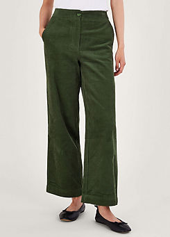 Cord Wide Leg Suit Trousers by Monsoon