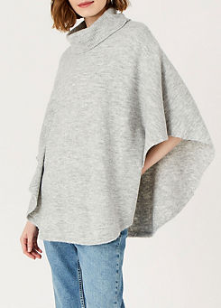 Cosy Knit Poncho by Accessorize
