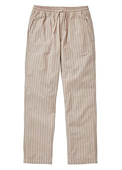 Cotton Pull-On Trousers by Cotton Traders