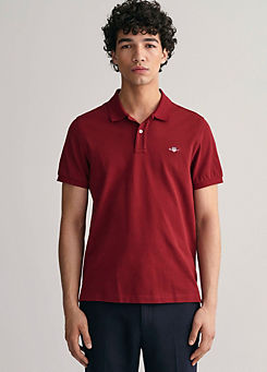 Cotton Short Sleeve Polo Shirt by Gant