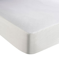 Cotton Soft Flannelette Cot Bed Mattress Protector by Downland