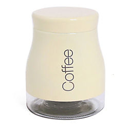 Cream Coffee Canister by Sabichi