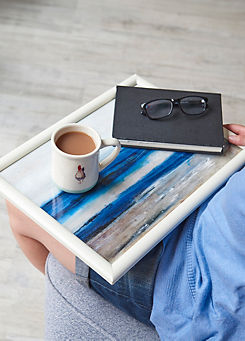 Creative Tops Blue Abstract Lap Tray by Creative Tops