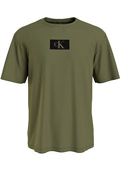 Crew Neck Logo Print T-Shirt by Calvin Klein