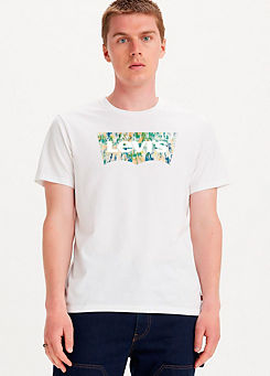 Crew Neck T-Shirt with Logo Print by Levi’s