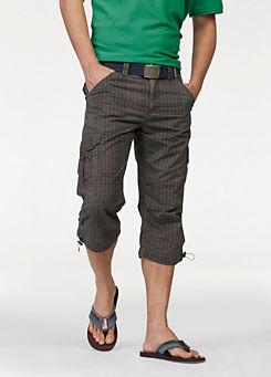 Cropped Bermuda Cargo Trousers by Man’s World
