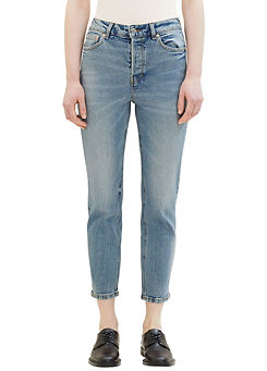 Cropped Straight Leg Jeans by Tom Tailor