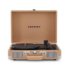 Cruiser Plus Deluxe Portable Turntable - Light Tan by Crosley