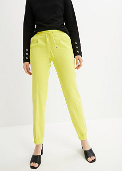 Cuffed Pull-On Trousers by bonprix